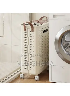 Hollow Design Foldable Laundry Basket Dirty Clothes Storage. Tvx24318