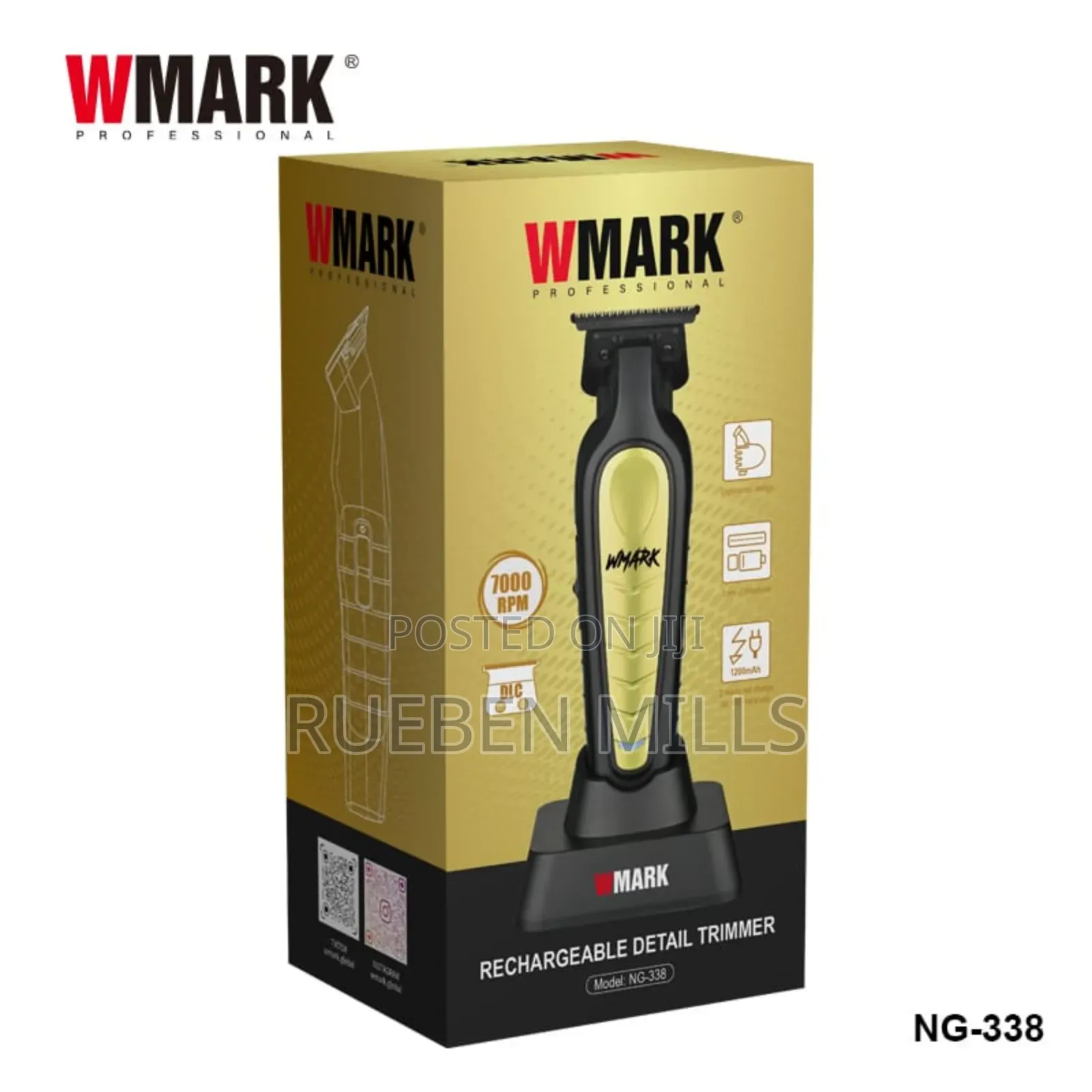 0mm Shape and Balding Detailer Beard Trimmer Shaving Machine - Wmark