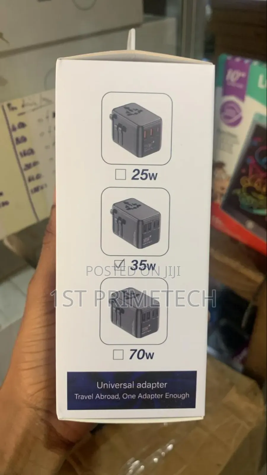 Tugii 7 in 1 Universal Travel Adapter(35w)