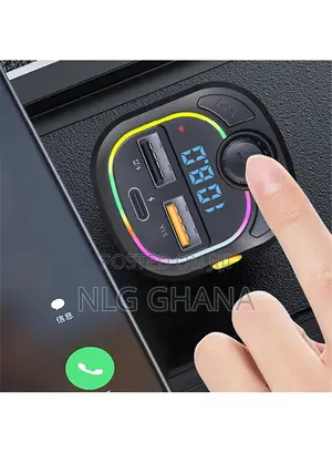 Hands-Free Fm Transmitter Type-C Dual Usb Car. Tvx29457