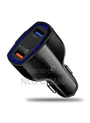Mini Dual Usb Qc 3.0 Type-C Fast Charging Car Charger. Tvx4879