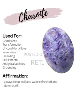 Small Charoite Stone of Transformation. Change Your Life.