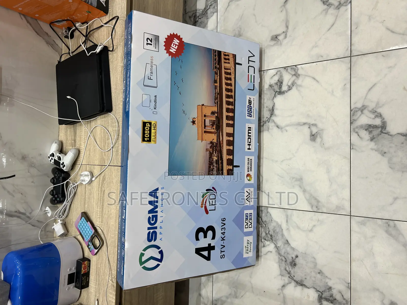 Best Reliable 43 Inch Sigma (Sig-K43v6) Bright Screen Full Hd Led Tv