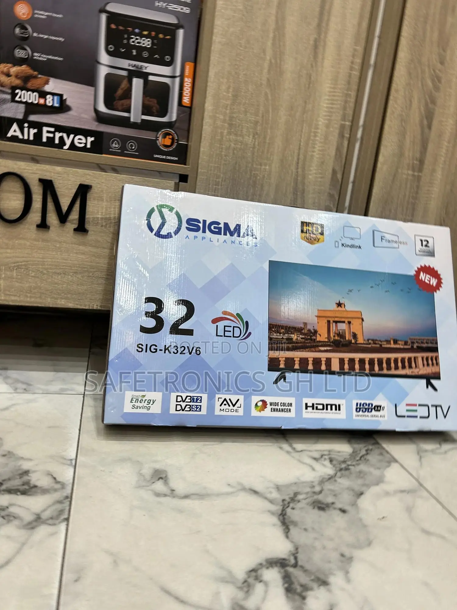 Original Bright Screen Led Hd 32 Inch Sigma (Sig-K32v6) Best Tv
