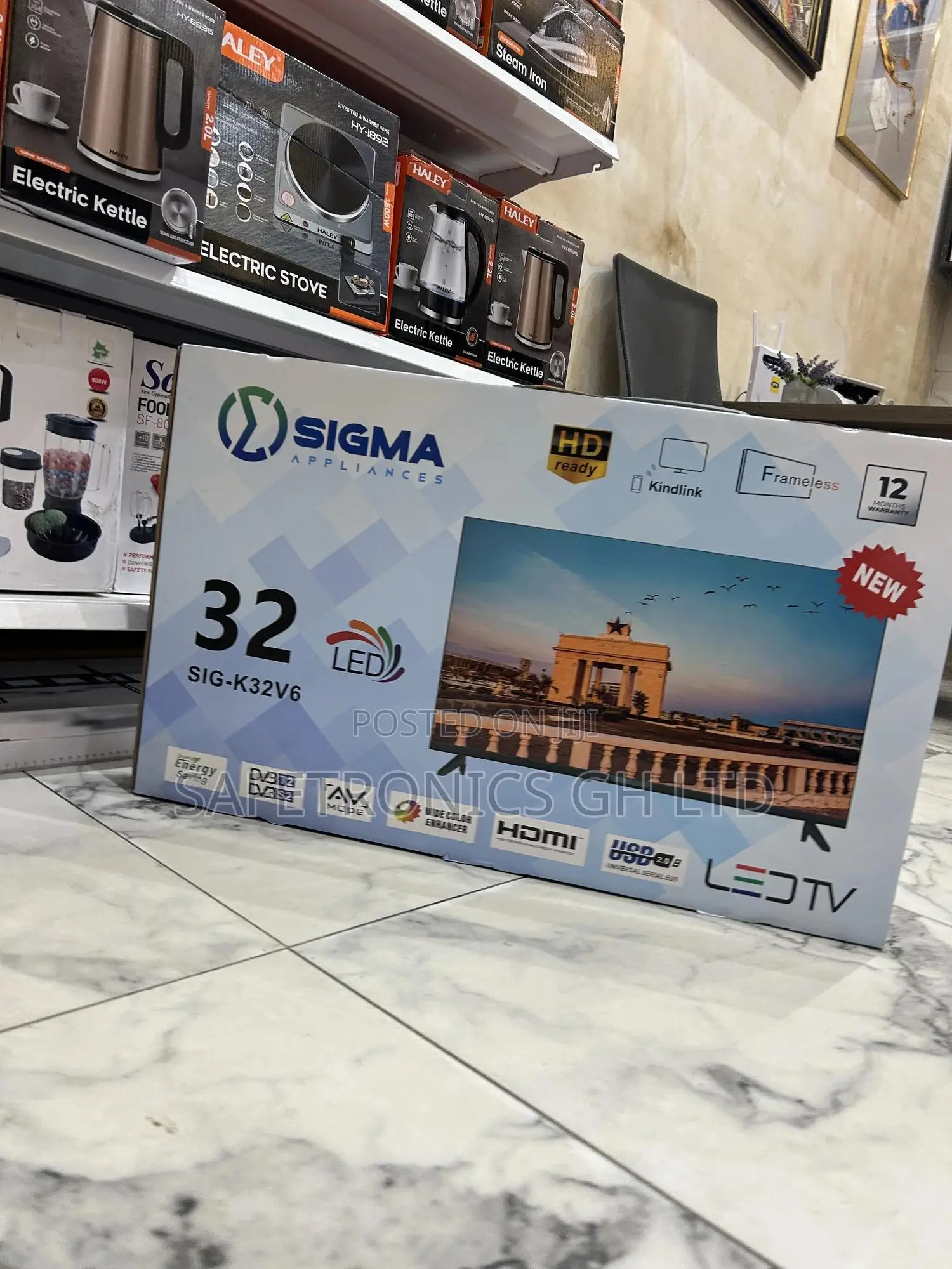 Get Approved Sigma 32 Inch Bright Screen (Sig-K32v6) Led Hd Tv
