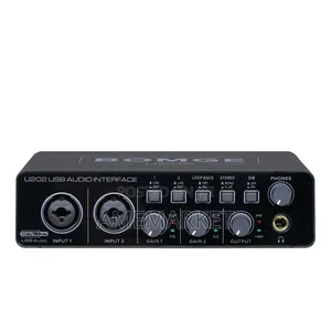 Bomge U202 Usb Audio Interface Computer Recording,Streaming,Podcasting