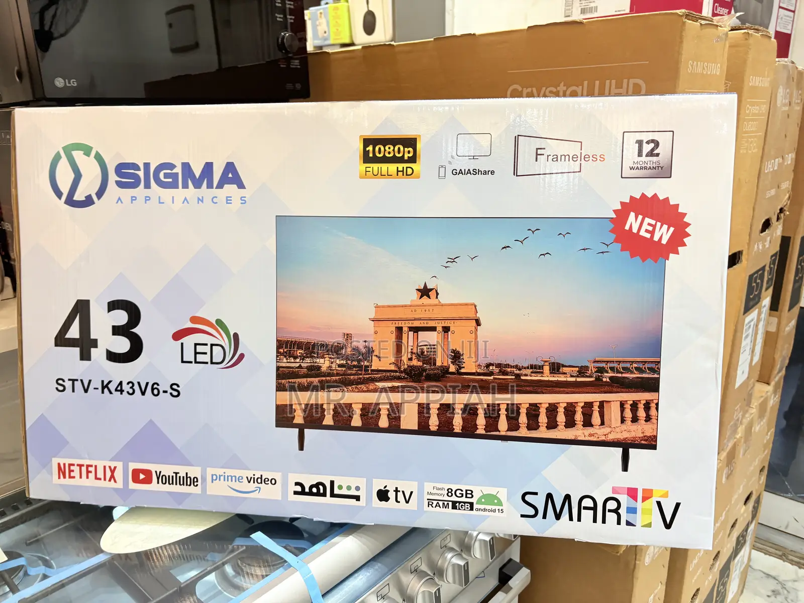 Quality Yet Affordable Sigma 43 Inch Full Hd Smart Android Digital Tv.