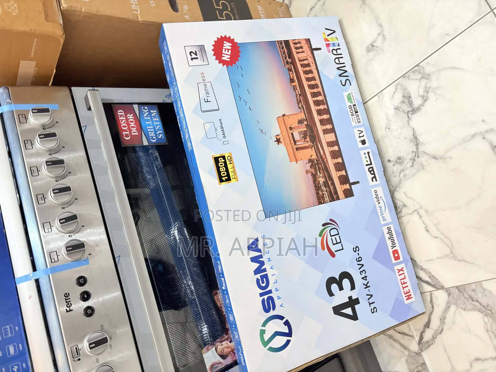 High Quality Sigma 43 Inch Full Hd Smart Screen Television