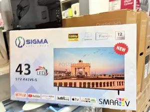 Sealed in Box Sigma 43 Inch FHD Smart Android Digital Frameless Tv.