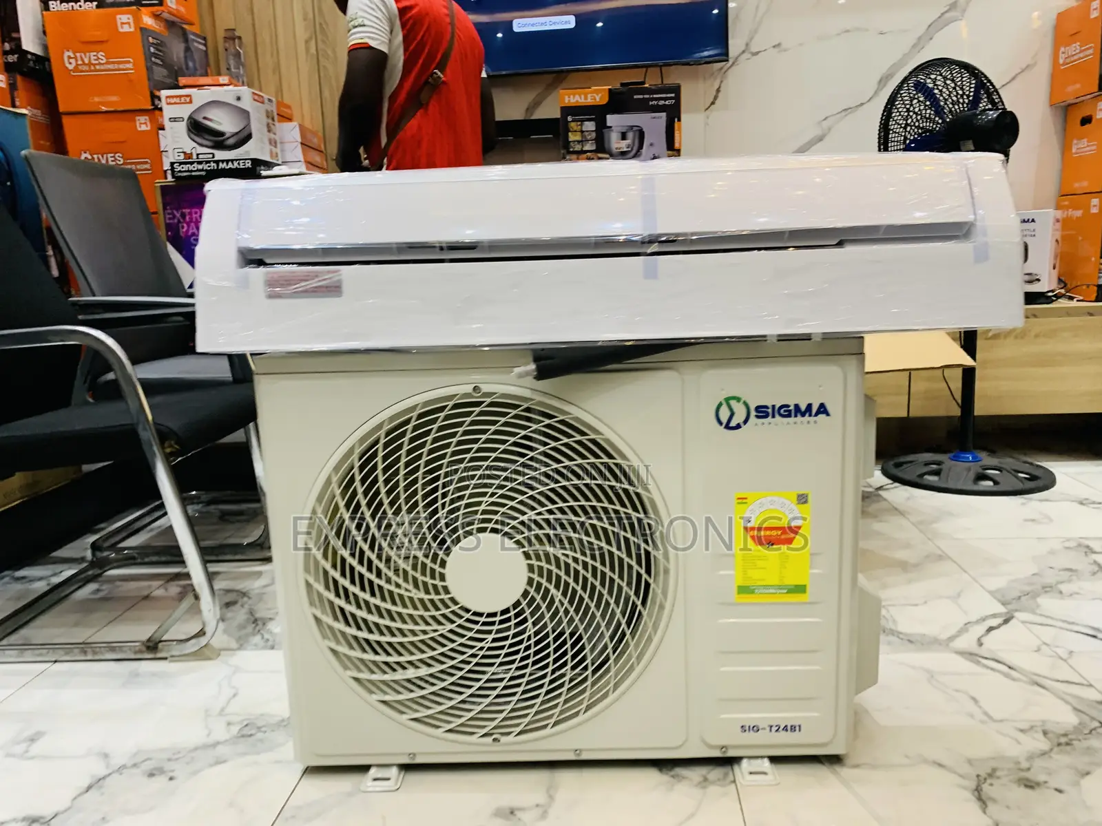 Sigma Split R410 Gas Sig-T18b1.Air Conditioner 2.0hp