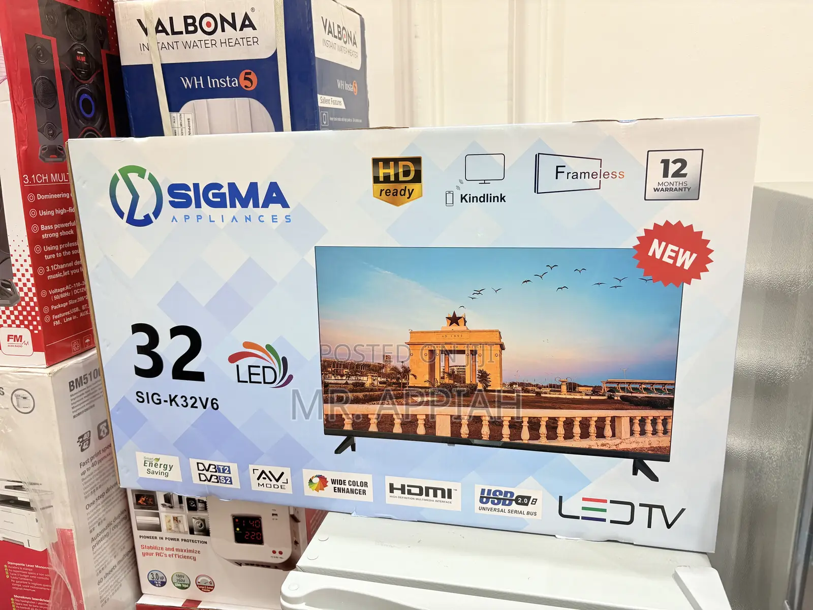 Fresh in Box Sigma FHD Smart Android Television(Black)