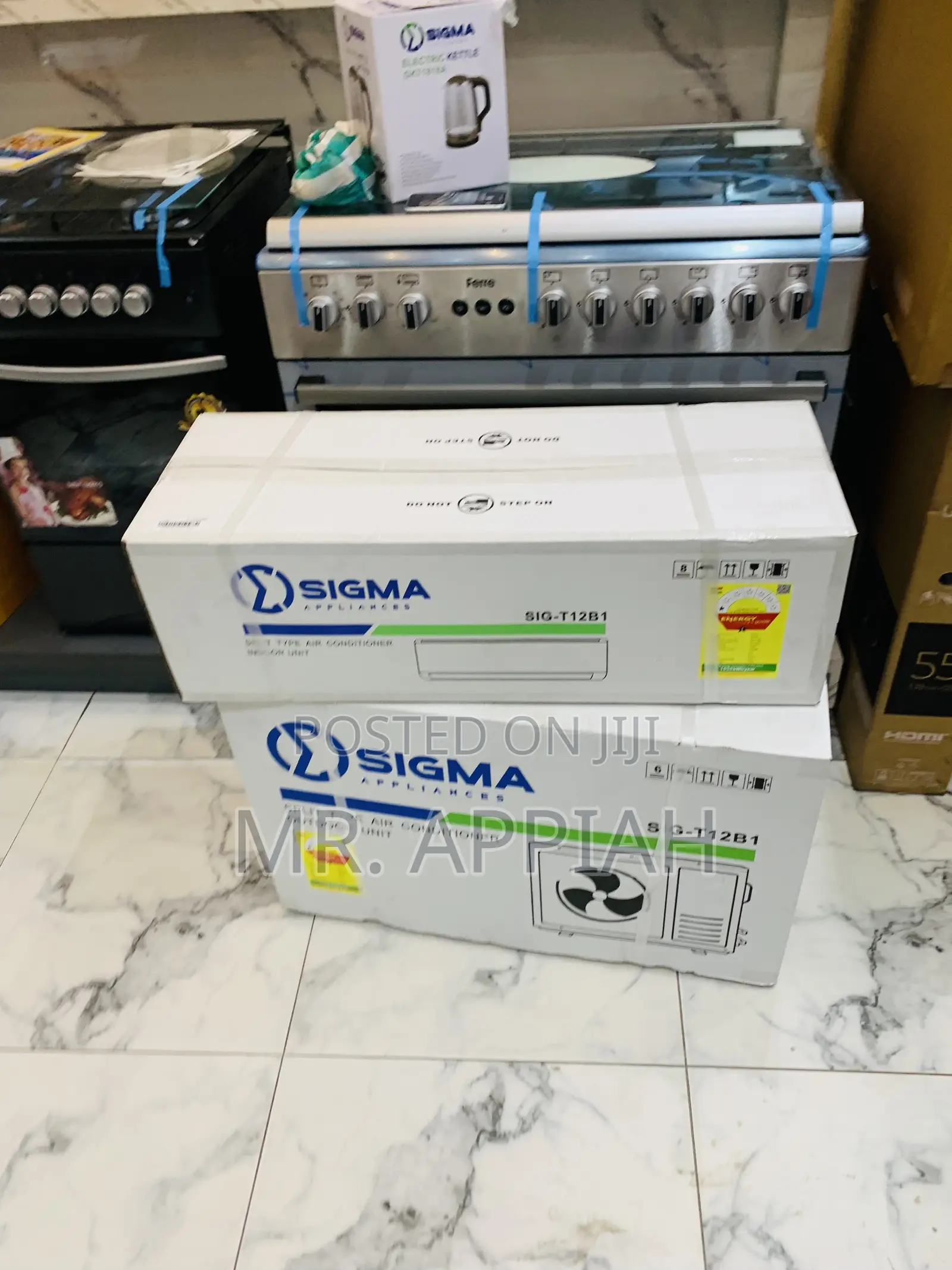 Sealed in Box Sigma 1.5hp Split Type Air Conditioner(Sif-T12b1)White