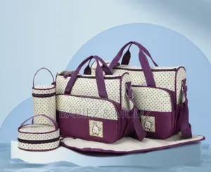 5-piece Baby Diaper Bag Set – Large Capacity, Durable Stylish