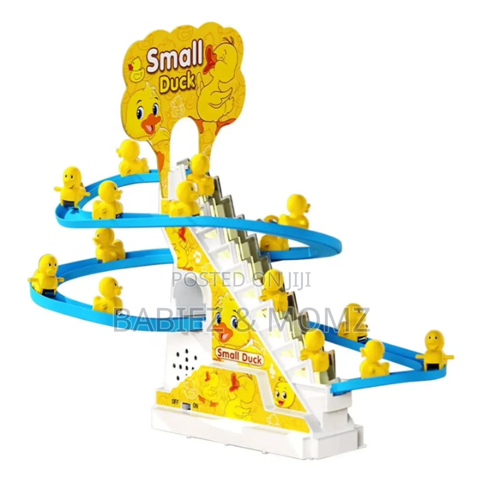 Electric Duck Climbing Stairs Toy – Music, Lights Fun Motion