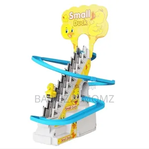Electric Duck Climbing Stairs Toy – Music, Lights Fun Motion