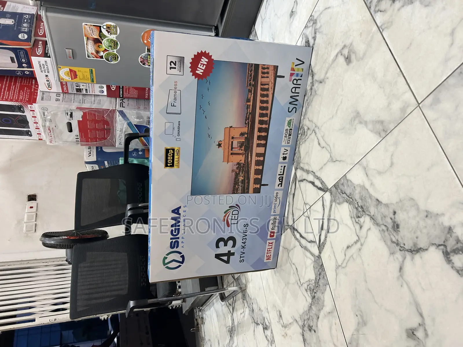 Get Authentic Clear Smart 43 Inch FHD Led (Sig-K42v6-S) Sigma Tv
