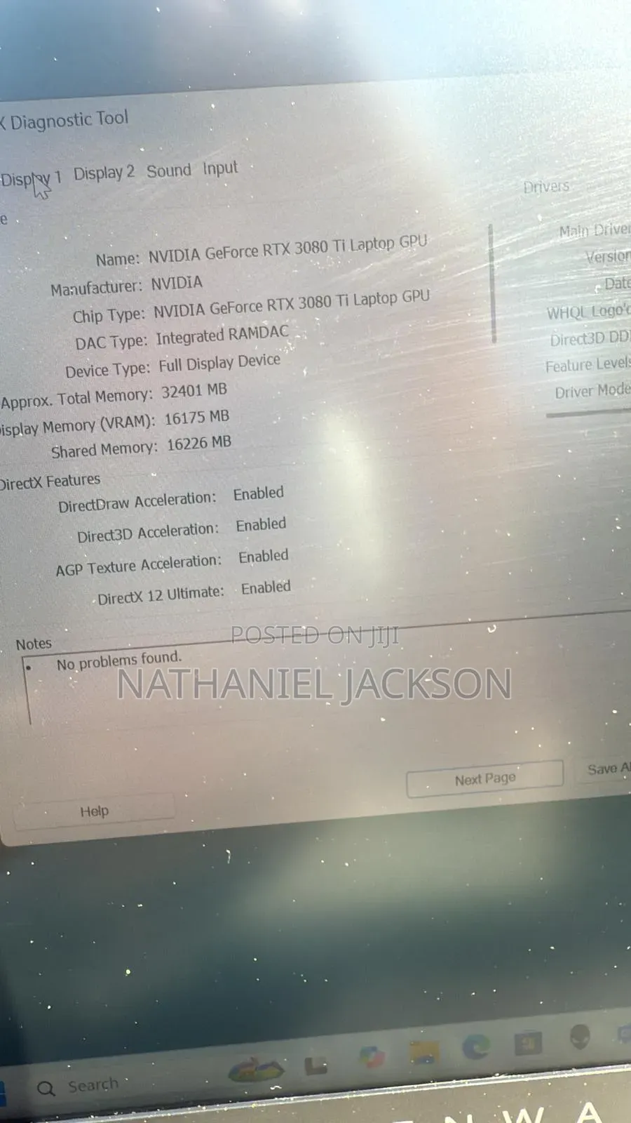 Laptop Dell Alienware M15 R7 32GB Intel Core I7 SSD 1T
