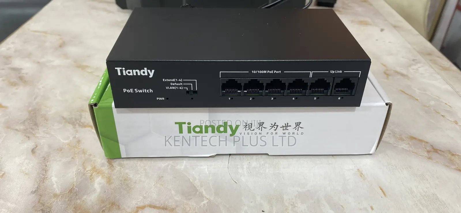 4port Original Tiandy Poe Switch