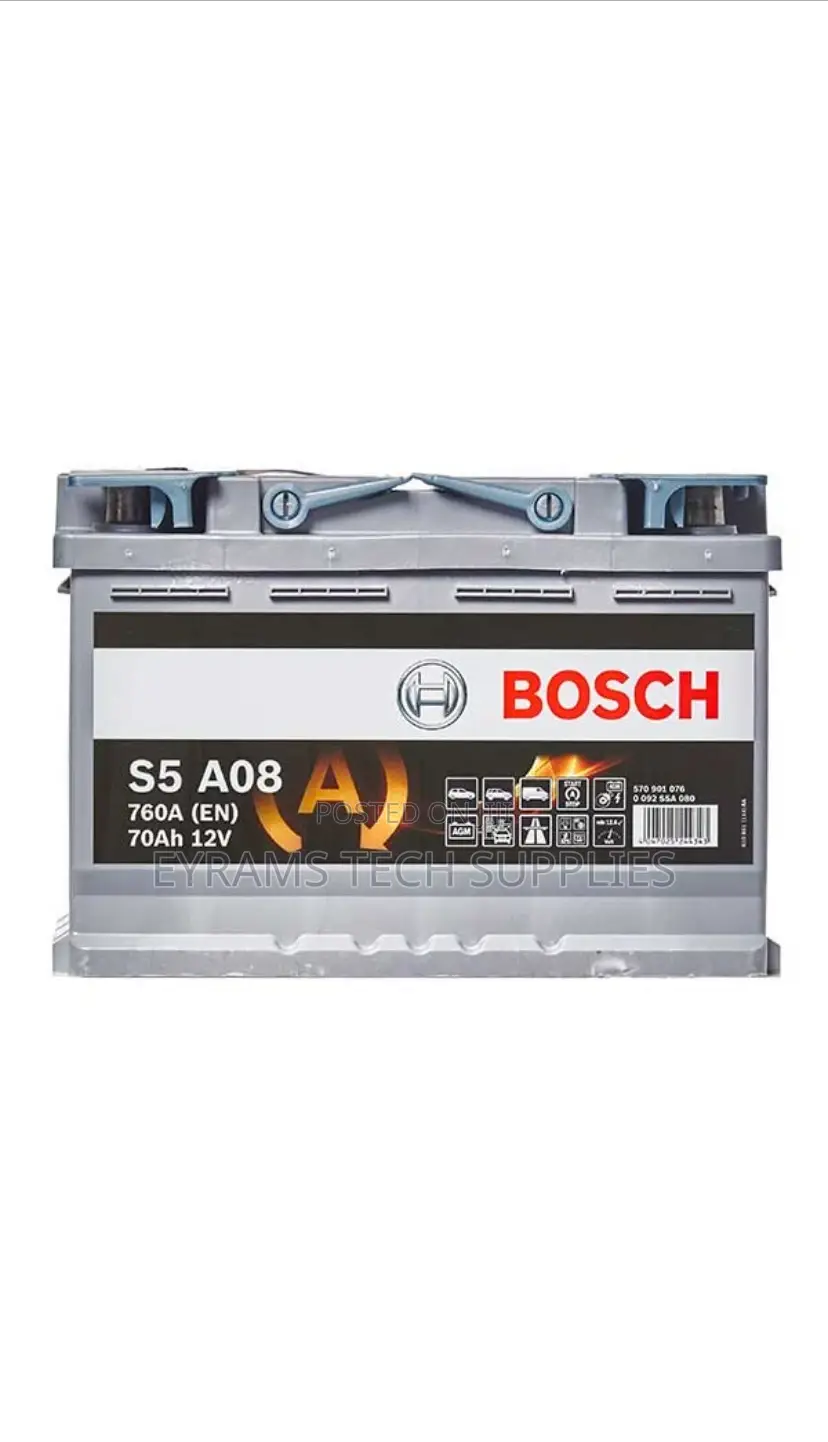 Bosch S5a08 Agm Stop/Start 096 70ah 760cca Car Battery