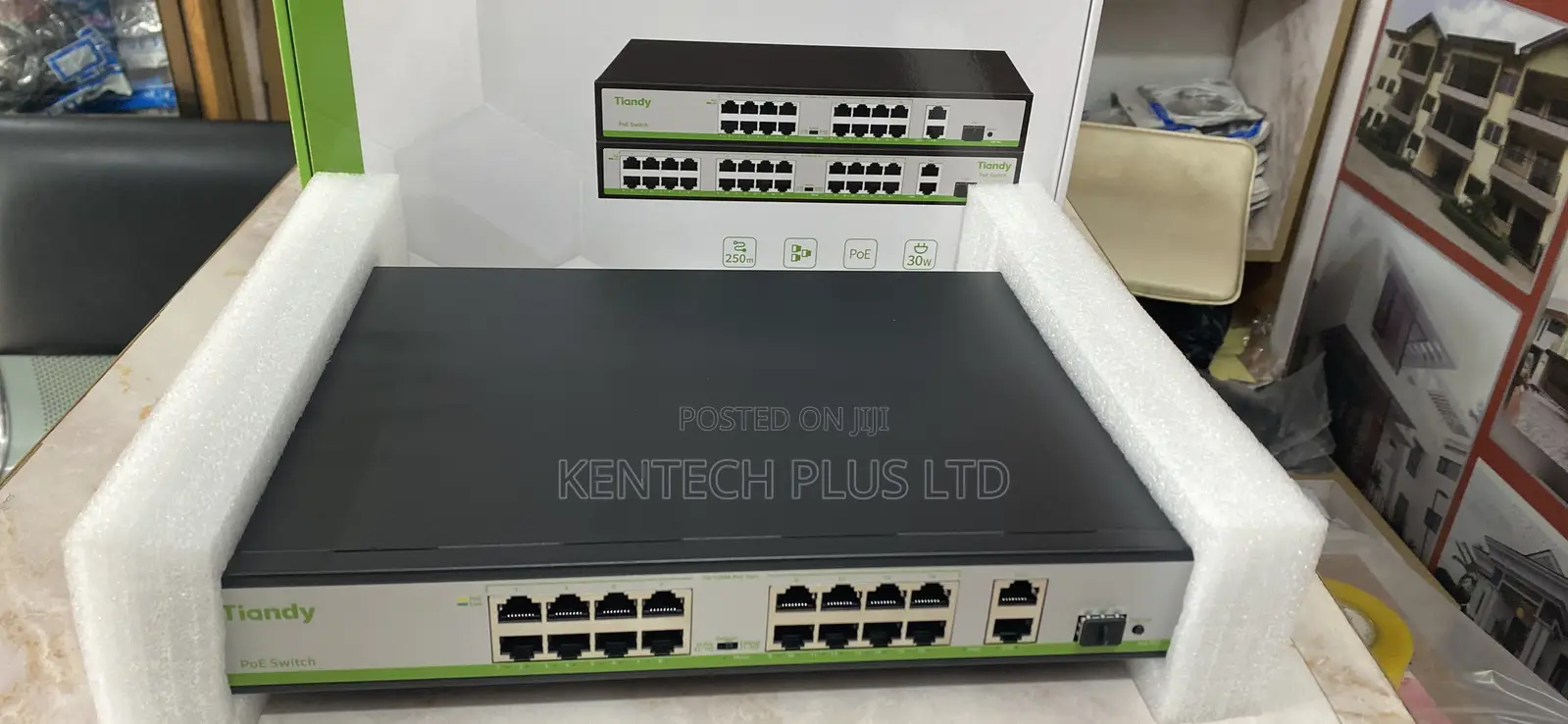 16 Port Original Tiandy Poe Switch