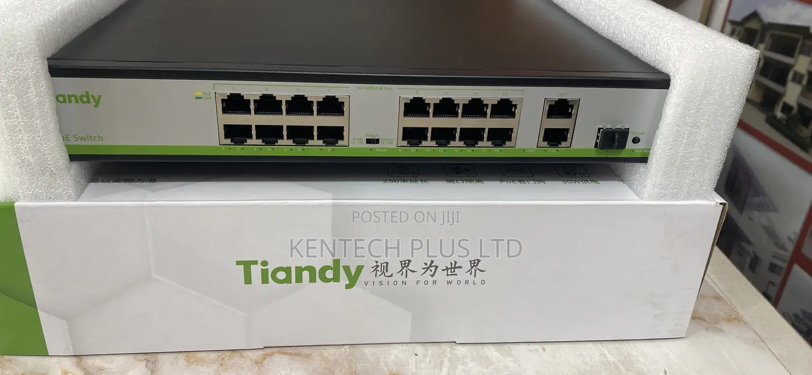 16 Port Original Tiandy Poe Switch