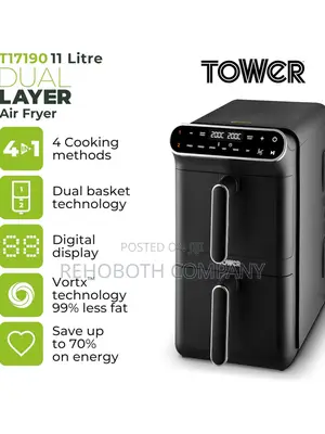 Tower 11 Litre Dual Layer Air Fryer