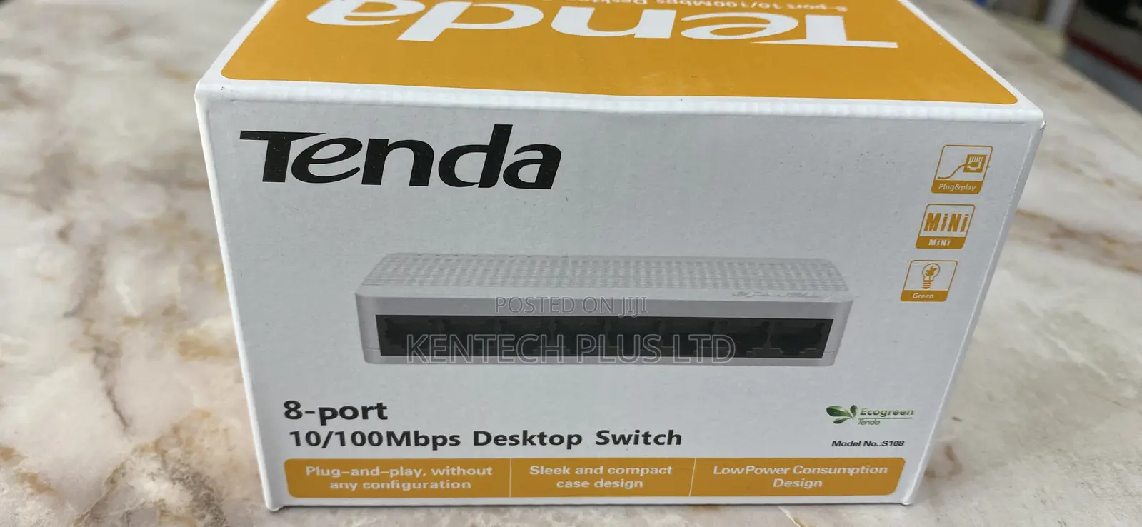 Tenda 8-Port Switch,8-Port 10/100mbps Desktop Switch