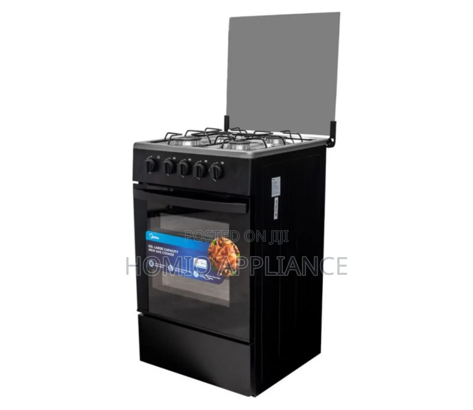 Midea-4-Burner-Gas-Cooker-Sp5055t082-Bg Oven Grill Available