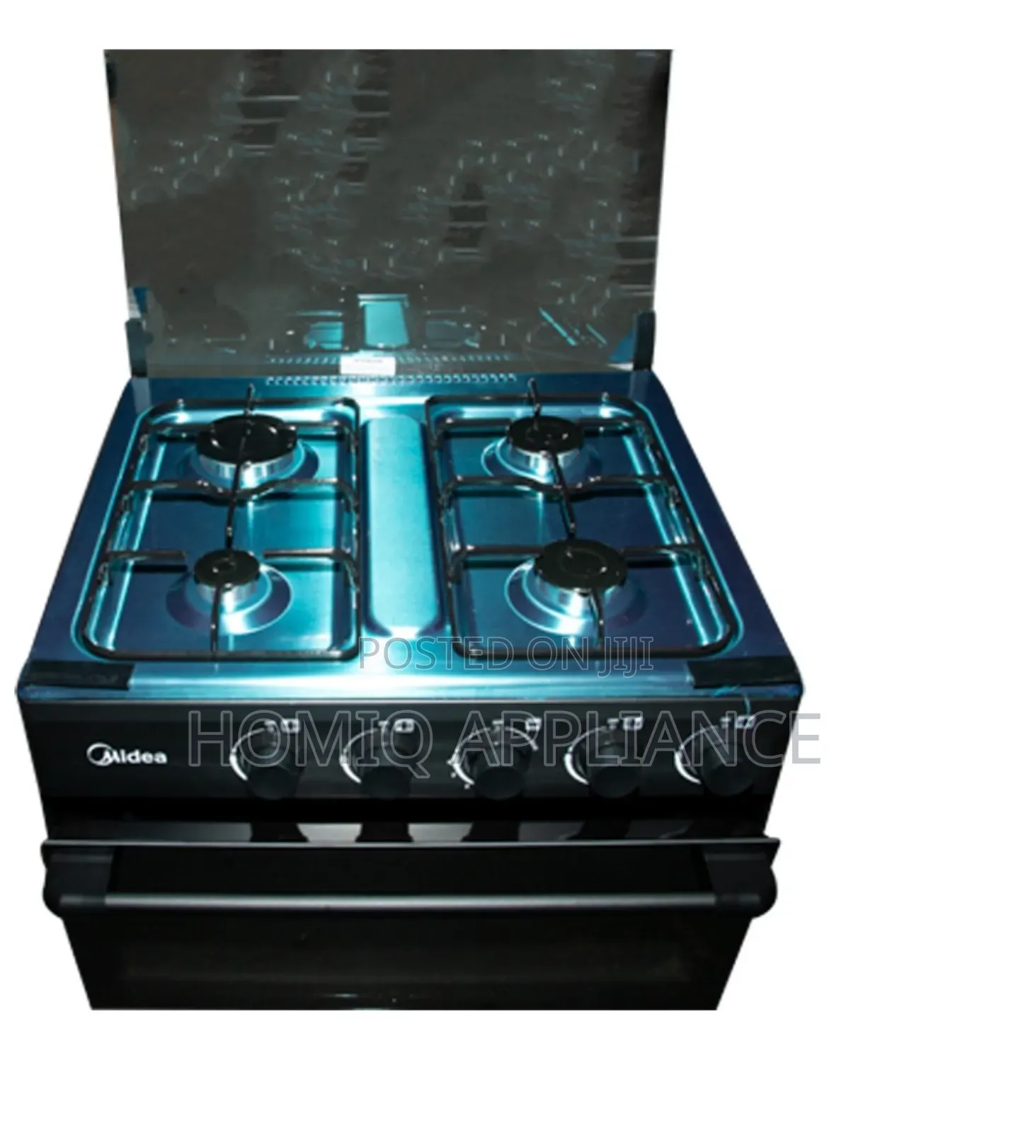 Midea 4 Burner Gas Cooker M-Sniper60-Black