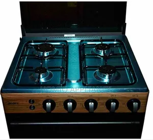 Midea 4 Burner Gas Cooker With Oven/Grill [Bmg6060-Wd] 60cm*Cm60