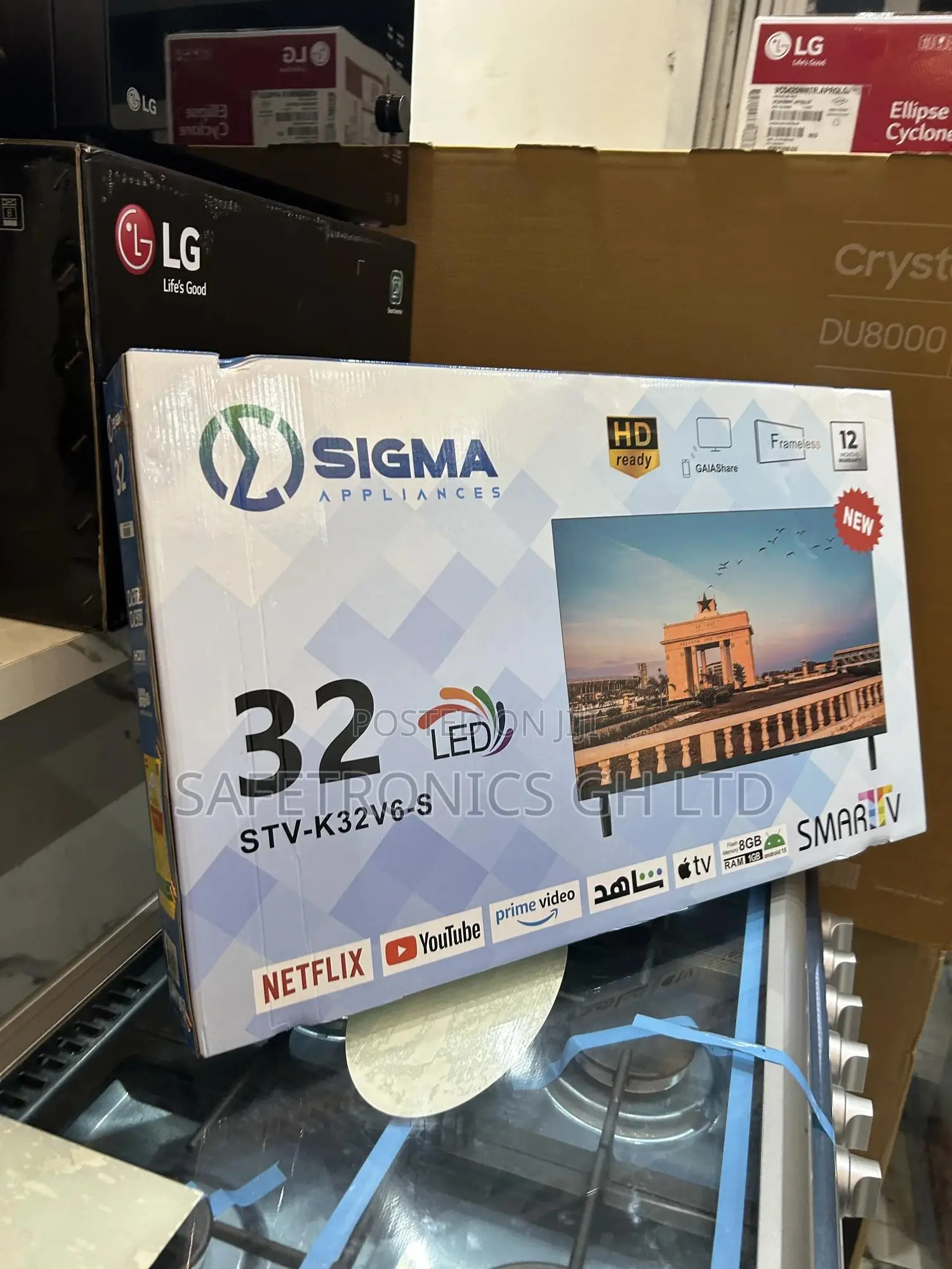 Shop Exclusive (Sig-K32v6-S) Clear Screen 32 Inch Sigma FHD Led Smart