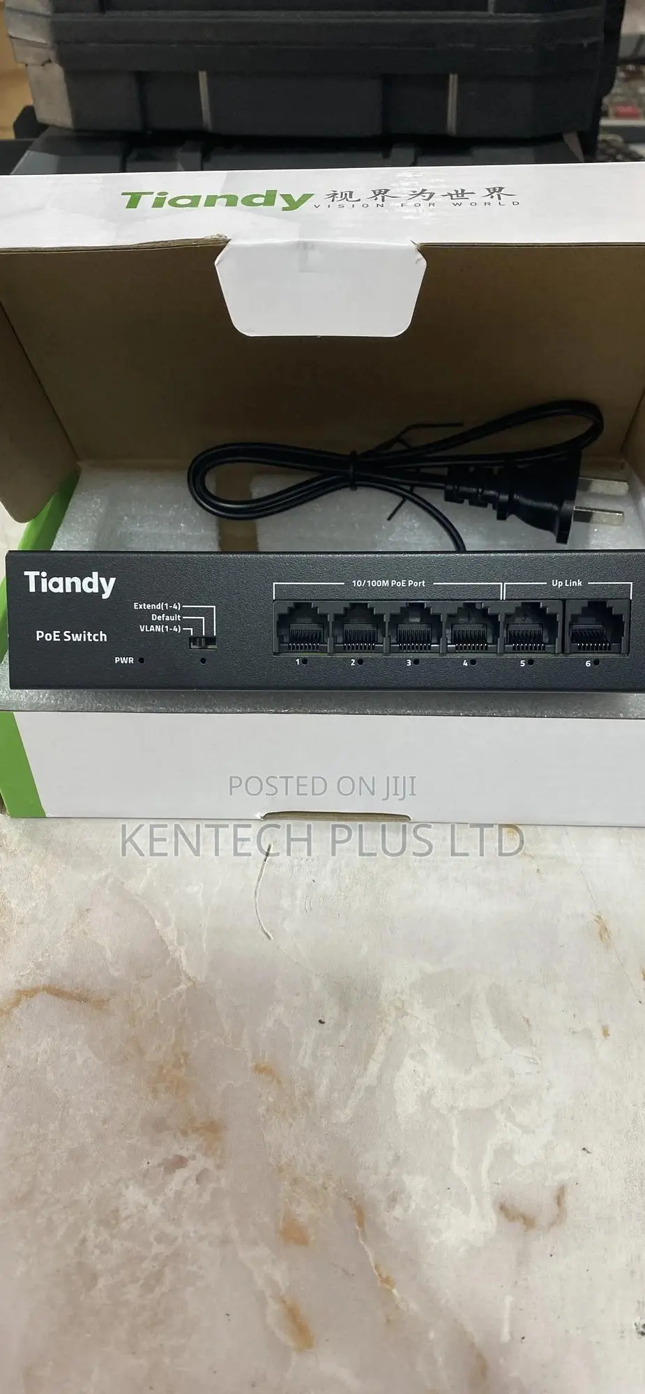 4port Original Tiandy Poe Switch