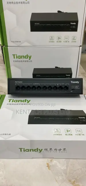 8port Original Tiandy Poe Switch