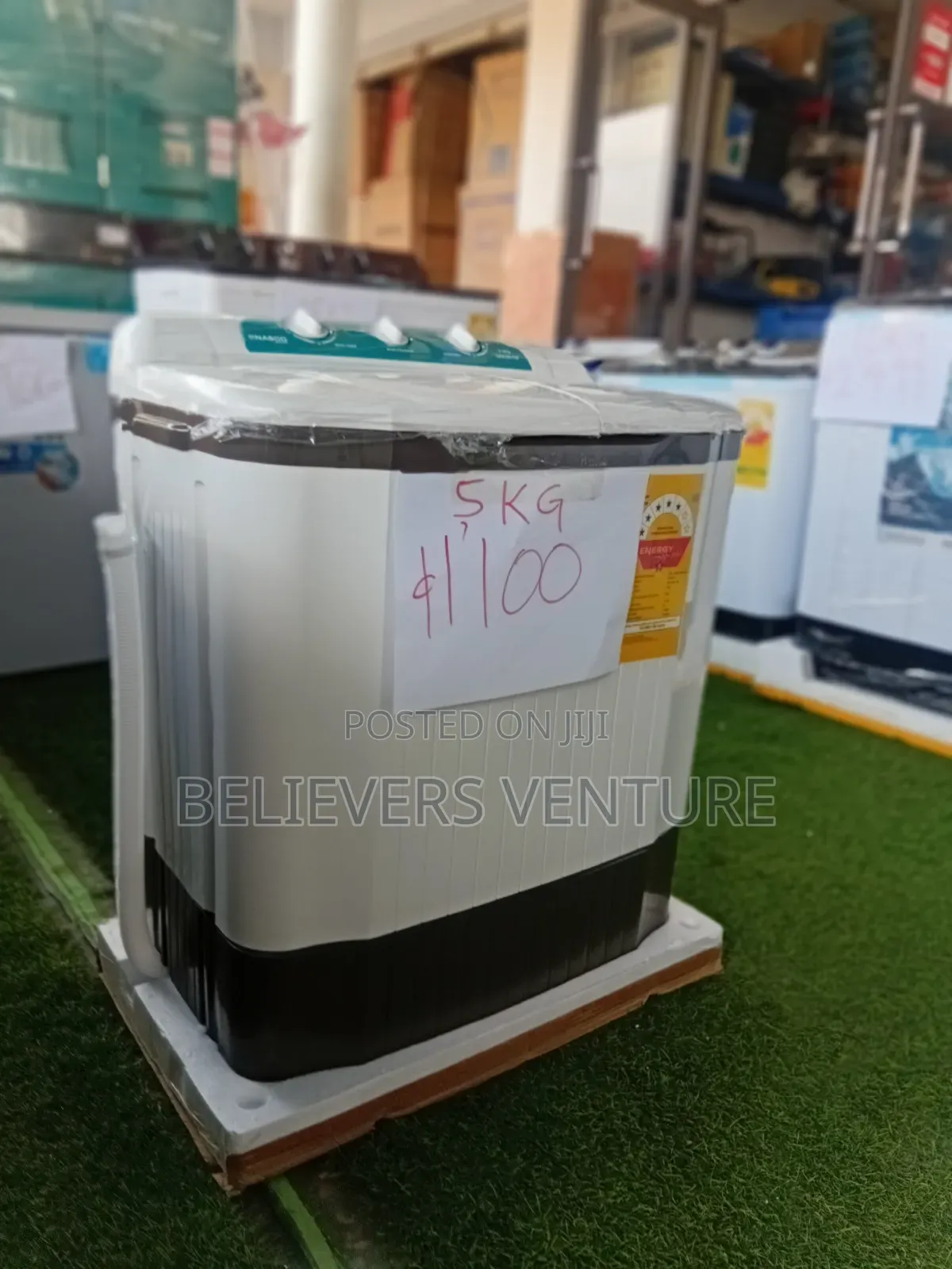 5kg Washing Machine Top Load Nasco Twin Turbo