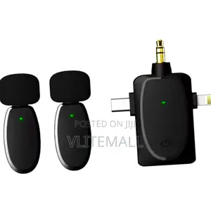 3 in 1 Wireless Double Microphone in Circle