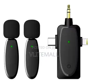 3 in 1 Wireless Double Microphone in Circle