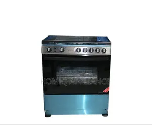 Midea 5 Burner Gas Cooker With Oven Model:30amg5g027- Silver