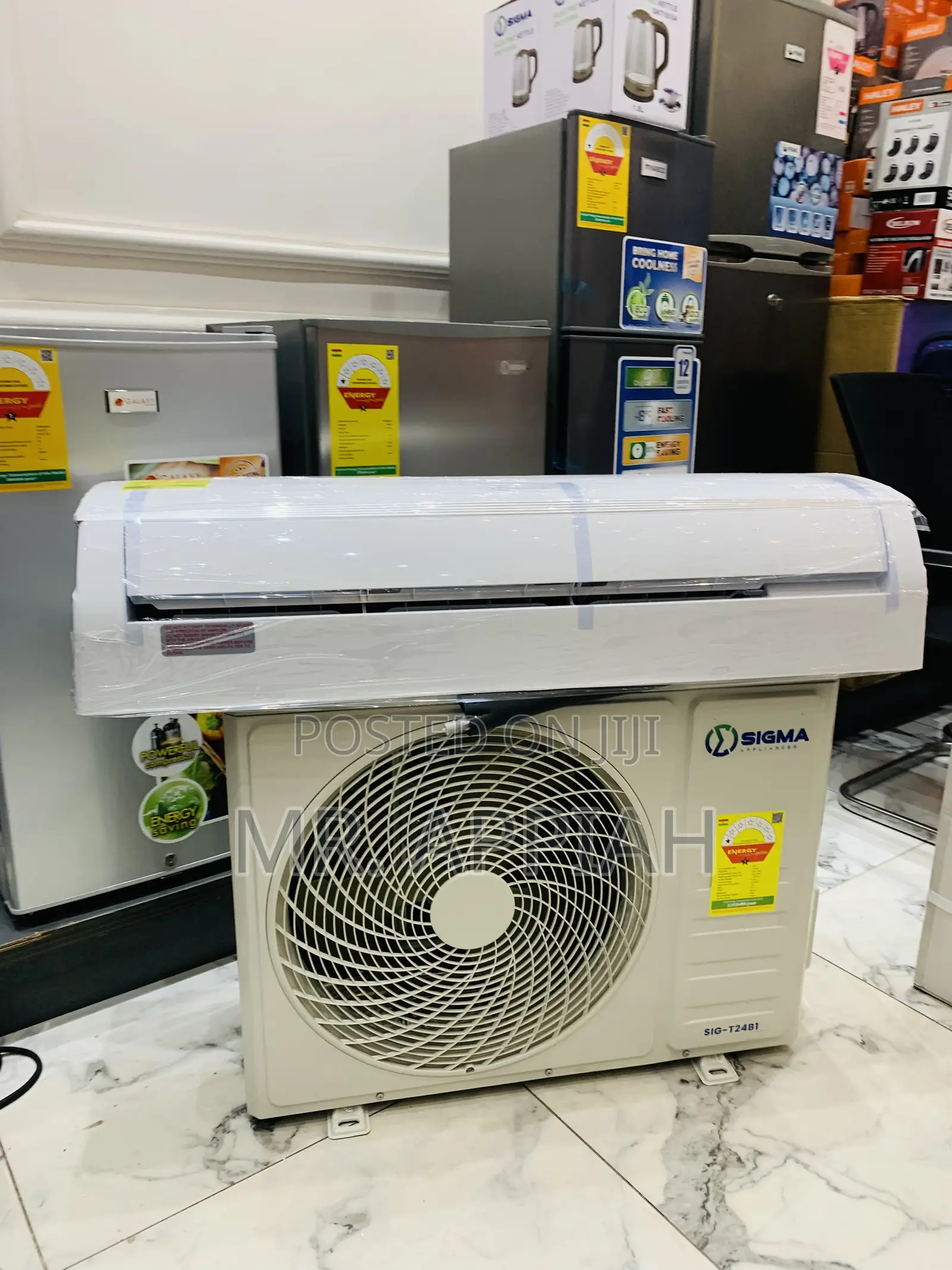 Fast Cooling Sigma 2.0hp Split Type Air Conditioner(Sig-T18b1)White.