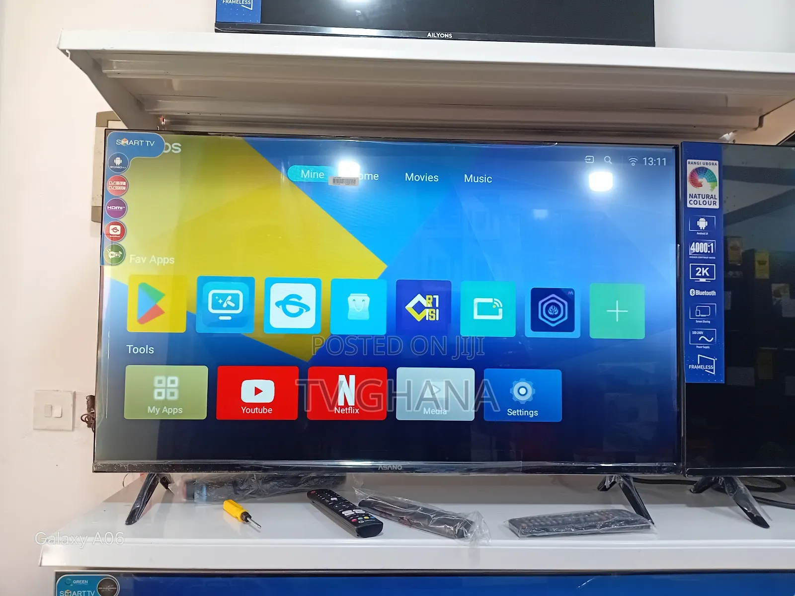 Asano 43" Smart Flat Tv – Style Meets Performance