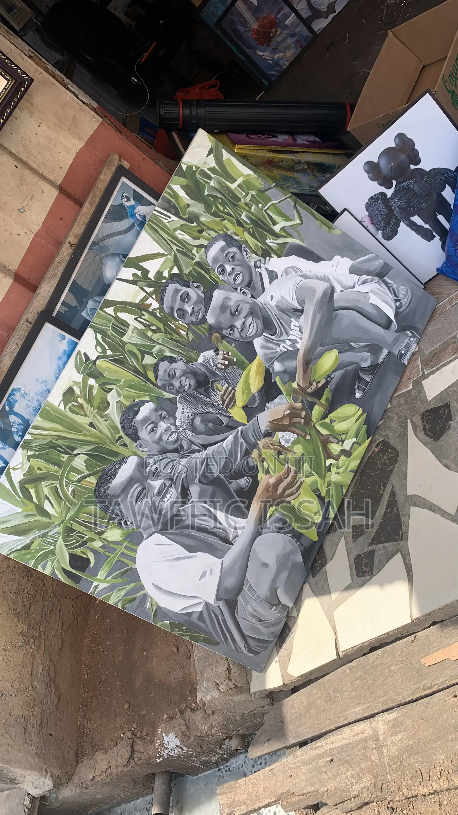Mural, Wall Painting, Wall Art, Canvas Painting