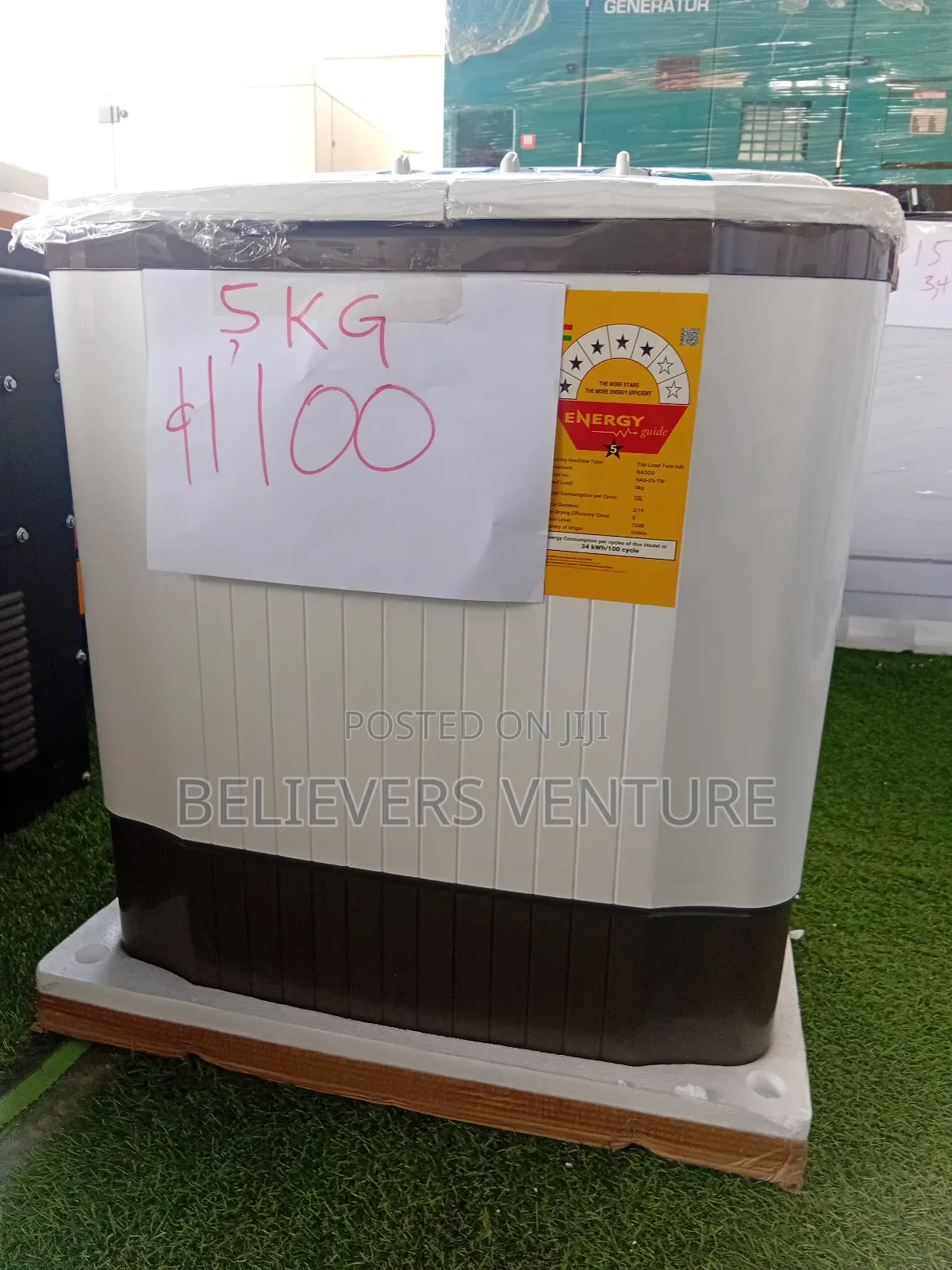 Nasco Twin T Washing Machine Top Load 5kg