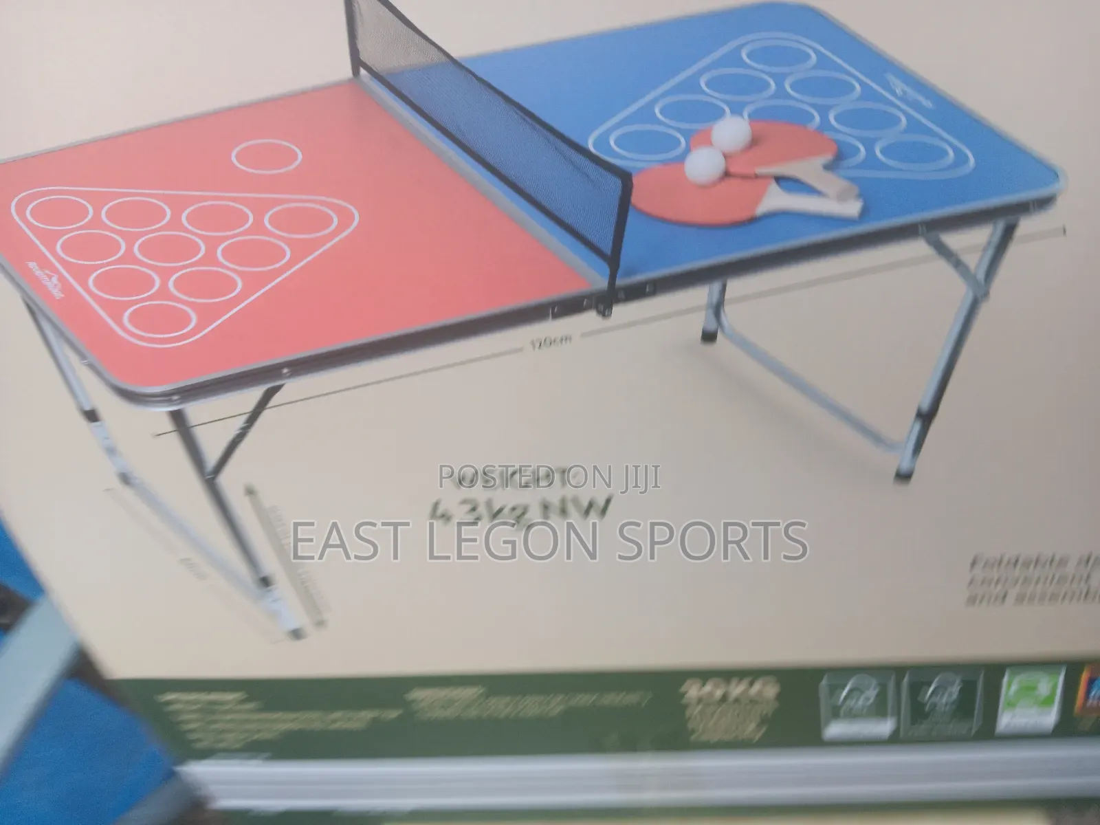 Table Tennis Set Table Foldable Kids Version Junior