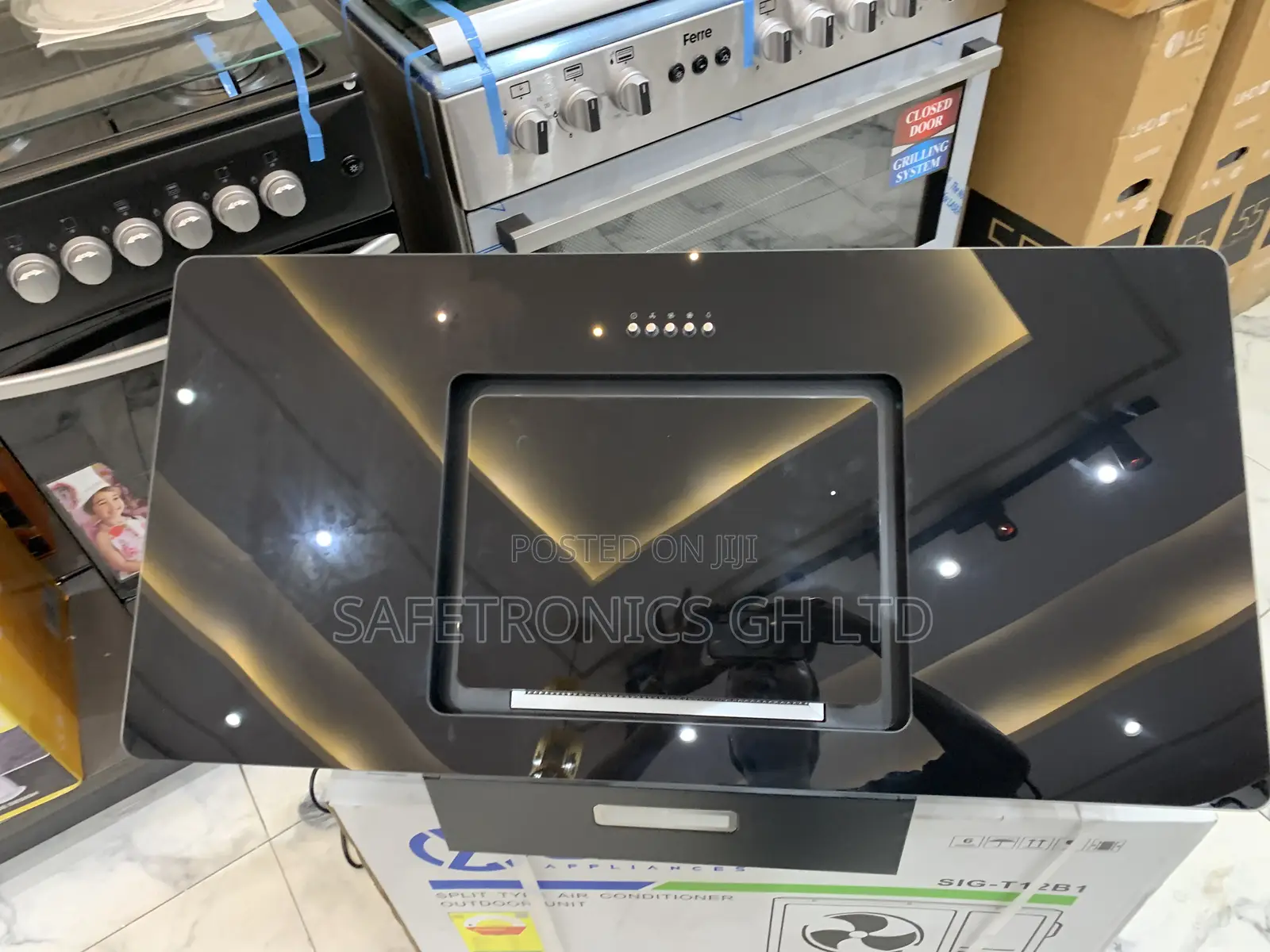 Purchase Black Mirror Sigma 90cm Hood Extractor (Sbi-Hood-M60j76)