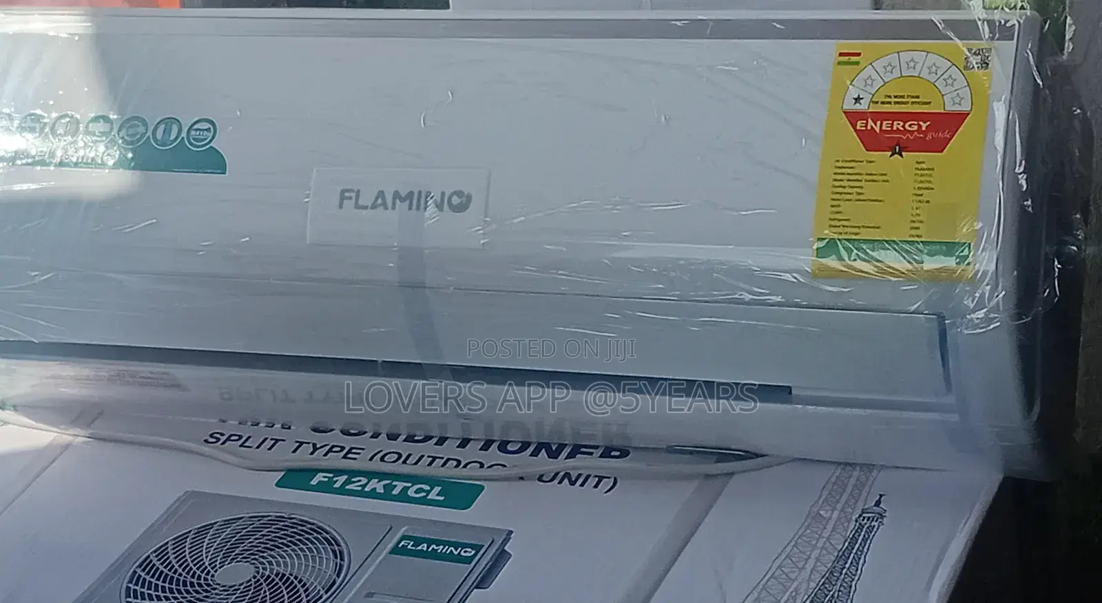 Flamino 1.5hp Air Conditioning Energy and High Comfort.