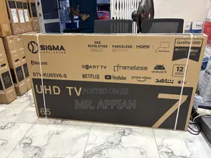 Quality Yet Affordable Sigma Sig-Ku65v6-S 65” Uhd Android Tv 