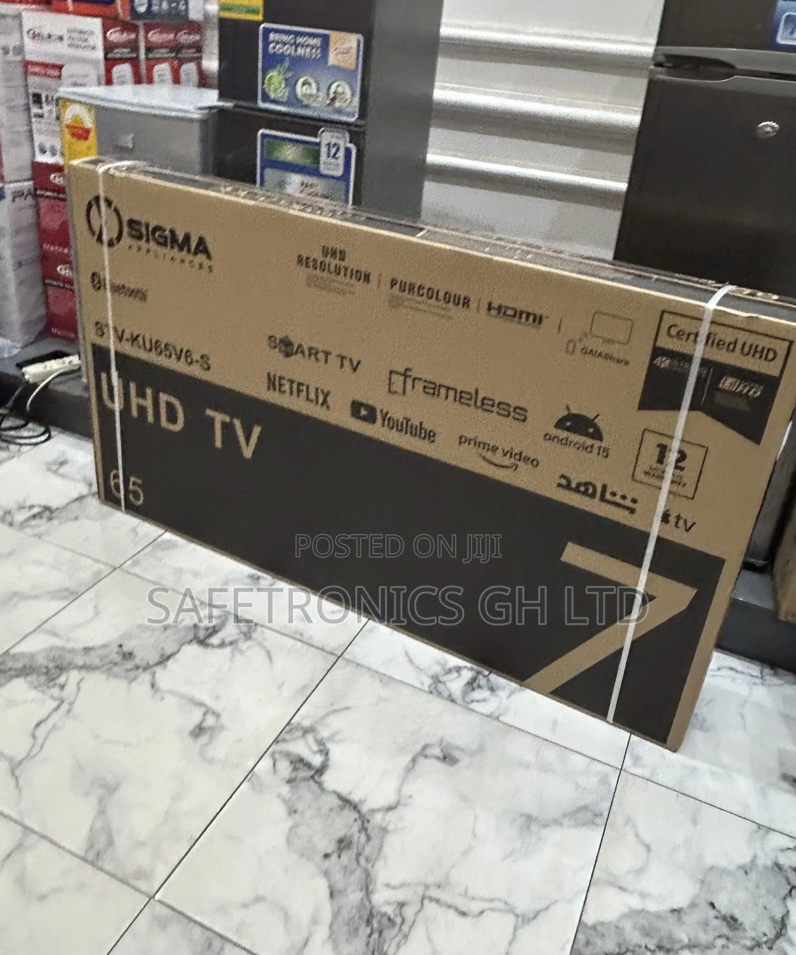 Lastest Smart Uhd Led Sigma Sig-Ku65v6-S 65 Inch Tv