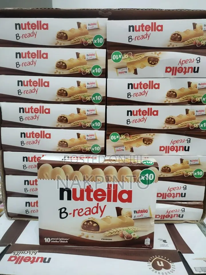 Nutella Biscut(304g 22x) Nutella B-Ready 10x Hazelnut Chocolate Spread