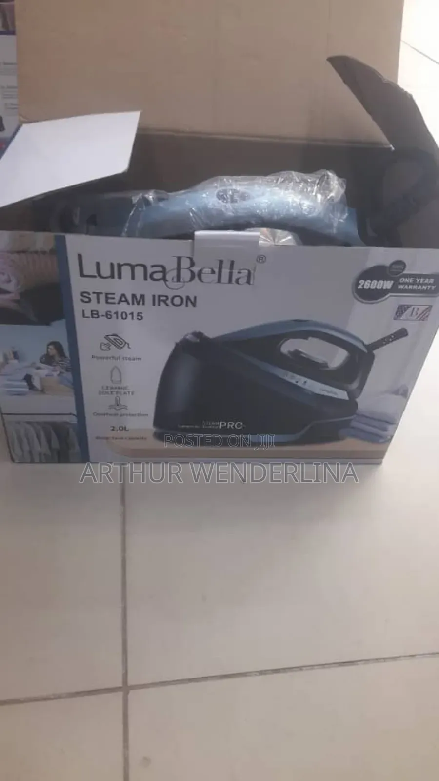 Luma Bella Steam Iron