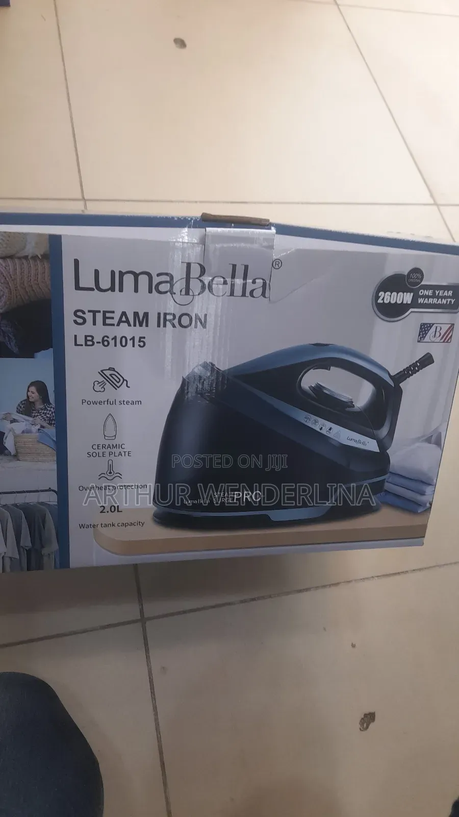 Luma Bella Steam Iron