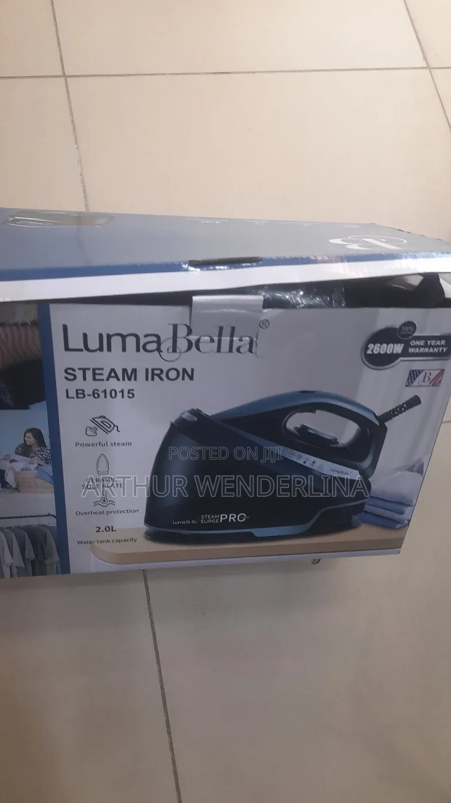 Luma Bella Steam Iron